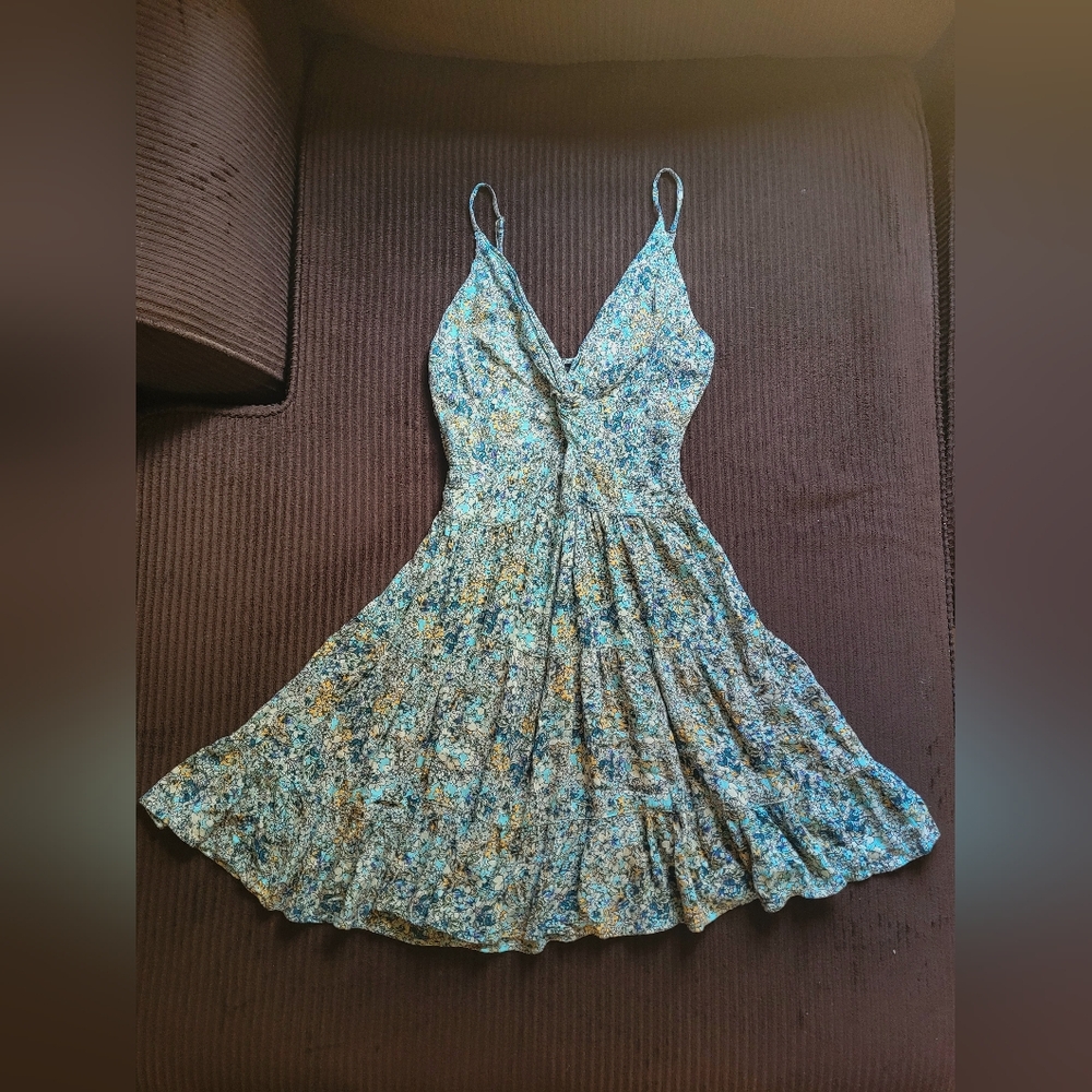 Floral Spaghetti Strap Dress